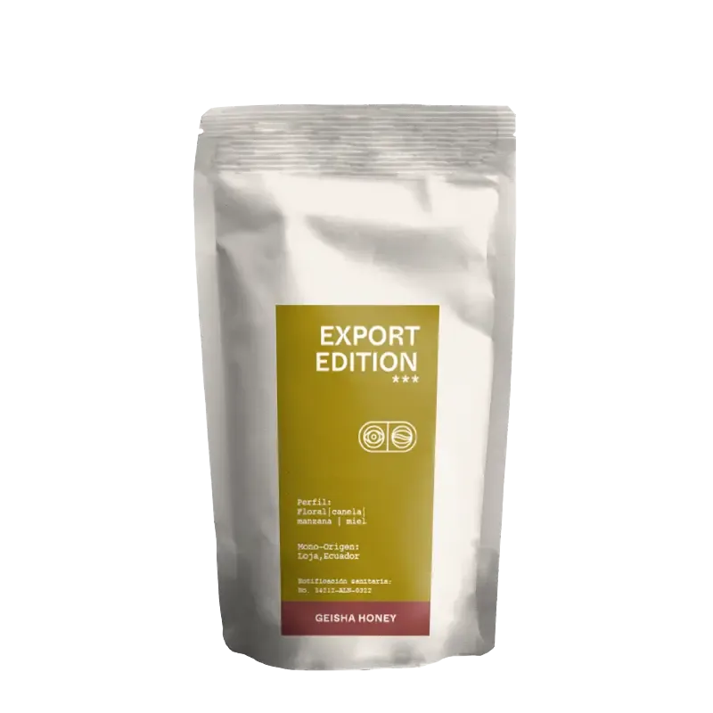 geisha honey - ecuador coffee by coffee relief - specialty coffee shop & roasters - café de especialidad