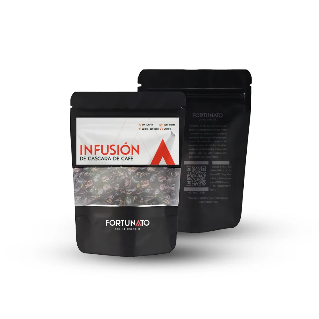 infusión de cascara de café coffee by fortunato coffee & roaster