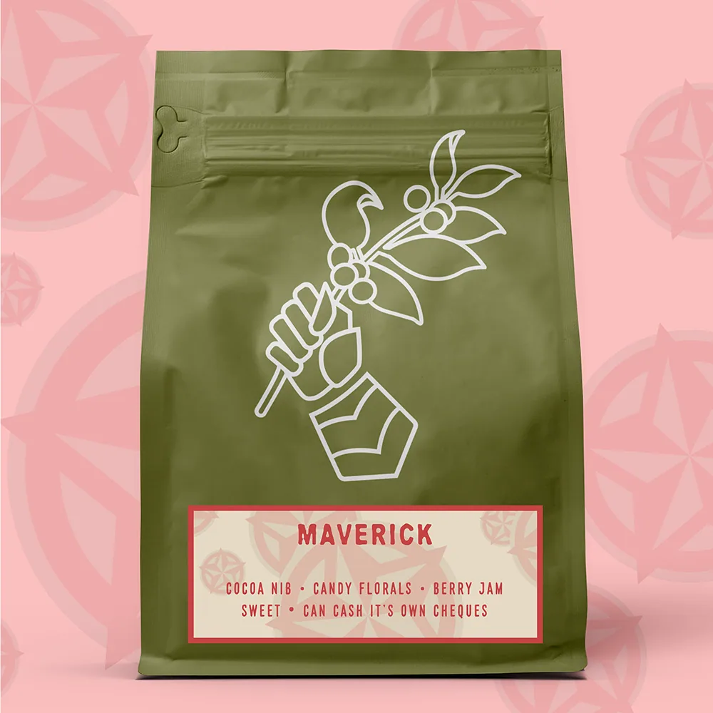 maverick blend coffee by cavalier coffee roasters & cafe