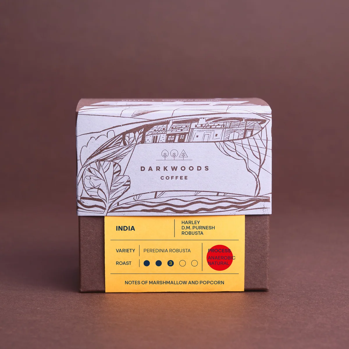 india harley robusta (natural) coffee by dark woods coffee ltd