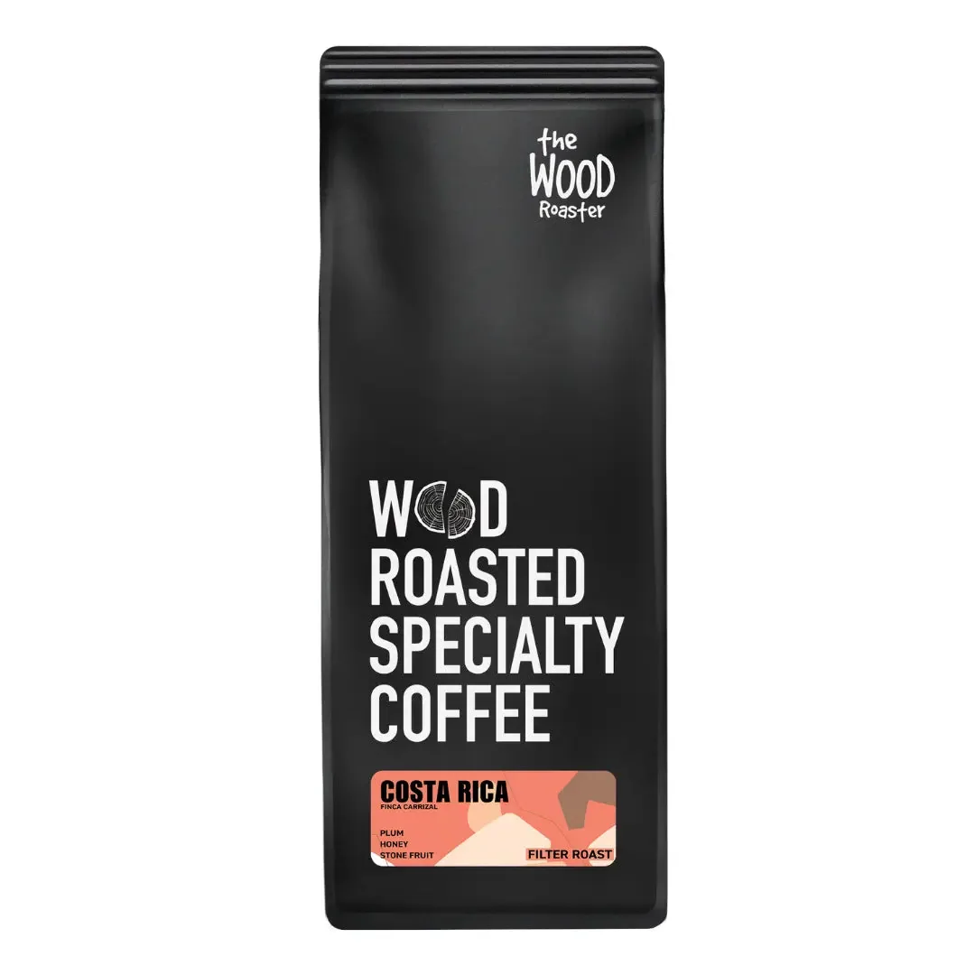 costa rica finca carrizal filter roast coffee by the wood roaster