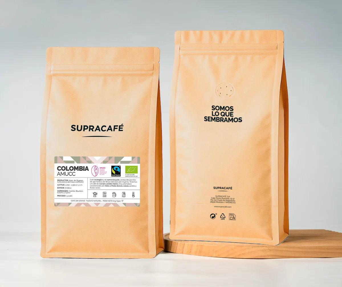 café de colombia amucc ecológico y fairtrade - colombia coffee by supracafé s.a.