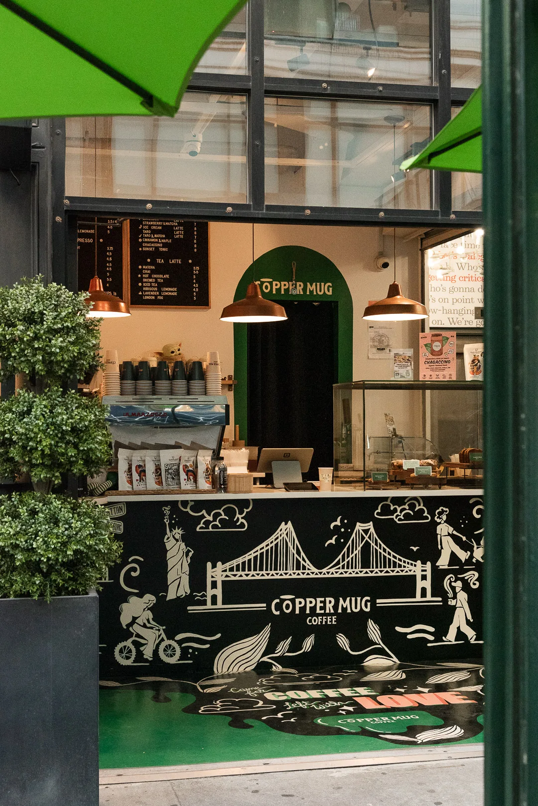 Copper Mug Coffee in New York City, specialty coffee cafe
