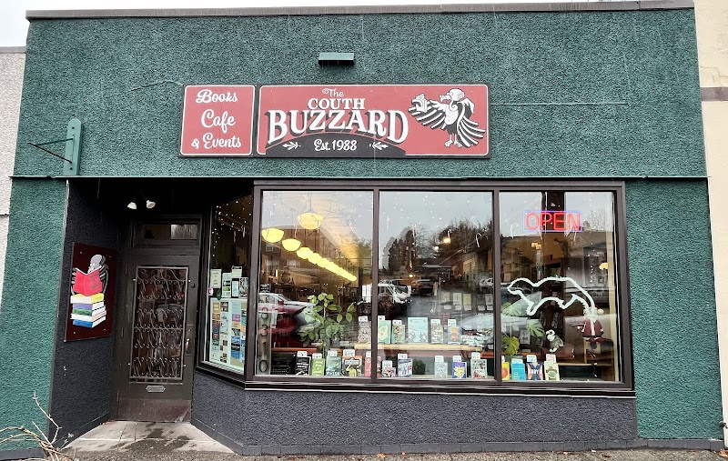 Couth Buzzard Books Espresso Buono Cafe in Seattle, specialty coffee cafe