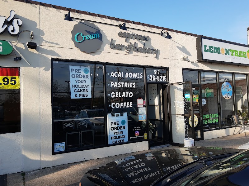 Cream Espresso Bar & Bakery in Hempstead — specialty coffee cafe