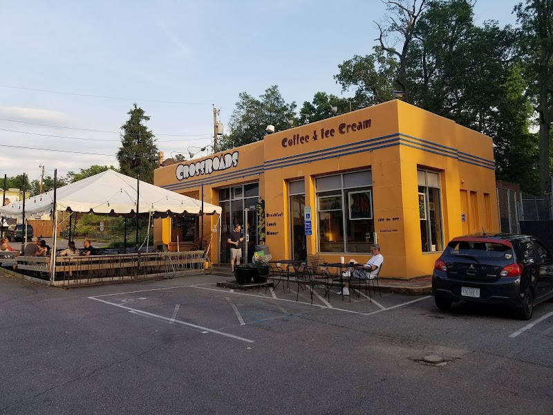 Crossroads Coffee & Ice Cream in Richmond, specialty coffee cafe