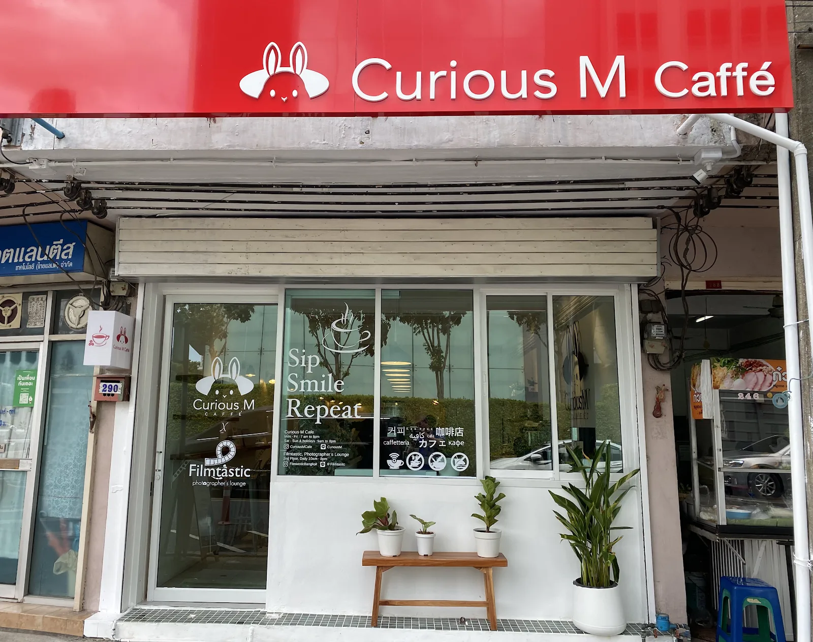 Curious M Cafe (Coffee Shop) in Bangkok, specialty coffee cafe