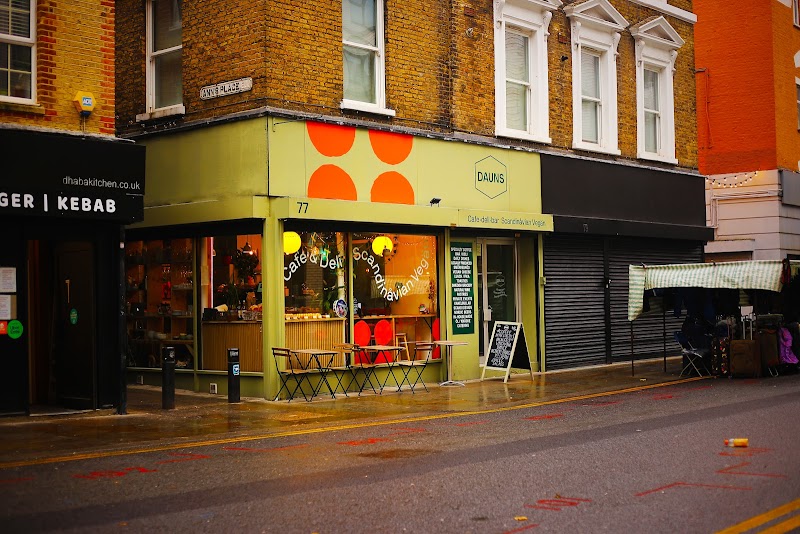 Dauns in London, specialty coffee cafe