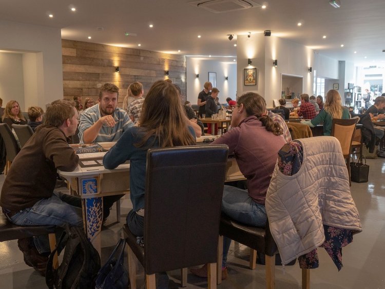 Dice Board Game Lounge in Portsmouth — specialty coffee cafe