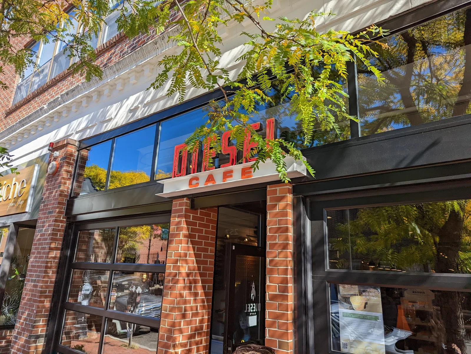 Diesel Cafe in Boston, specialty coffee cafe