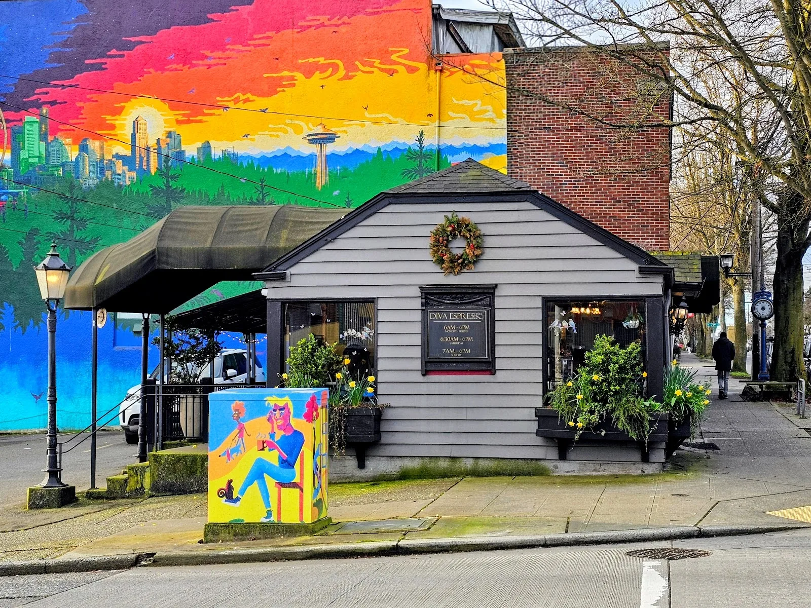 Diva Espresso in Seattle, specialty coffee cafe