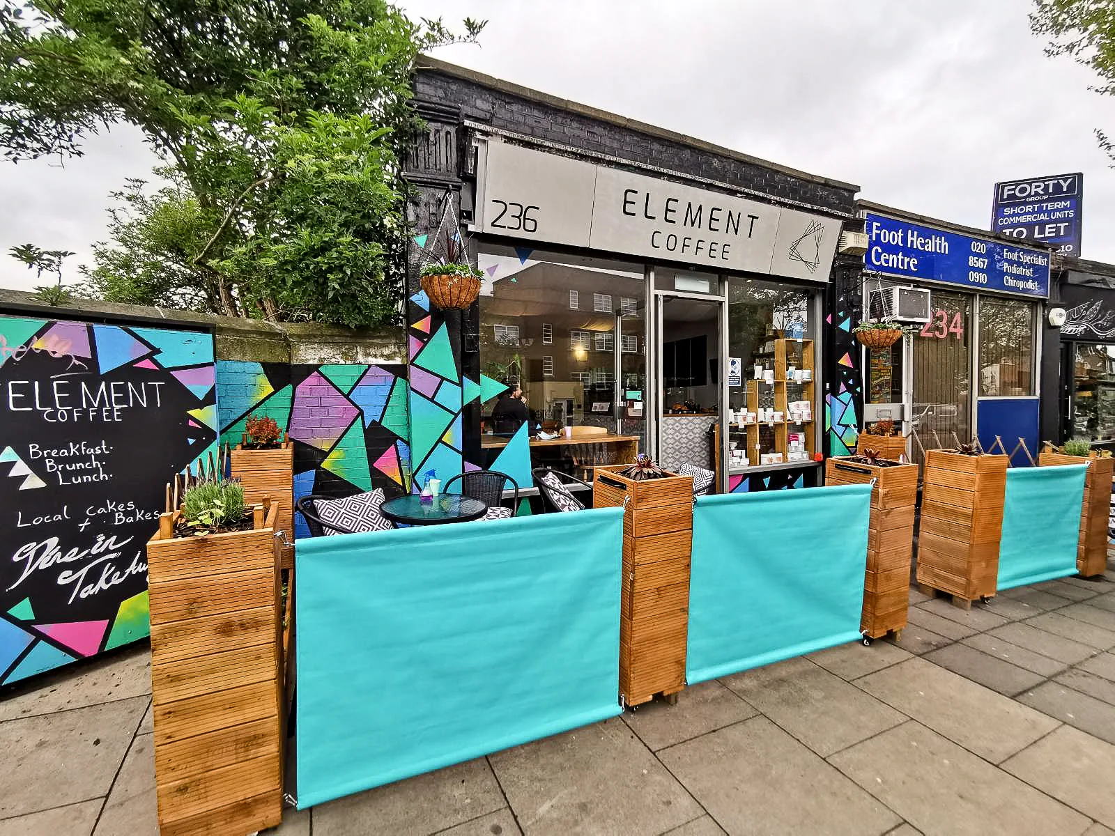 element coffee, London, UK