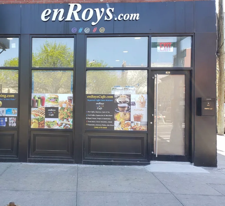 enRoys Cafe in New York City, specialty coffee roaster