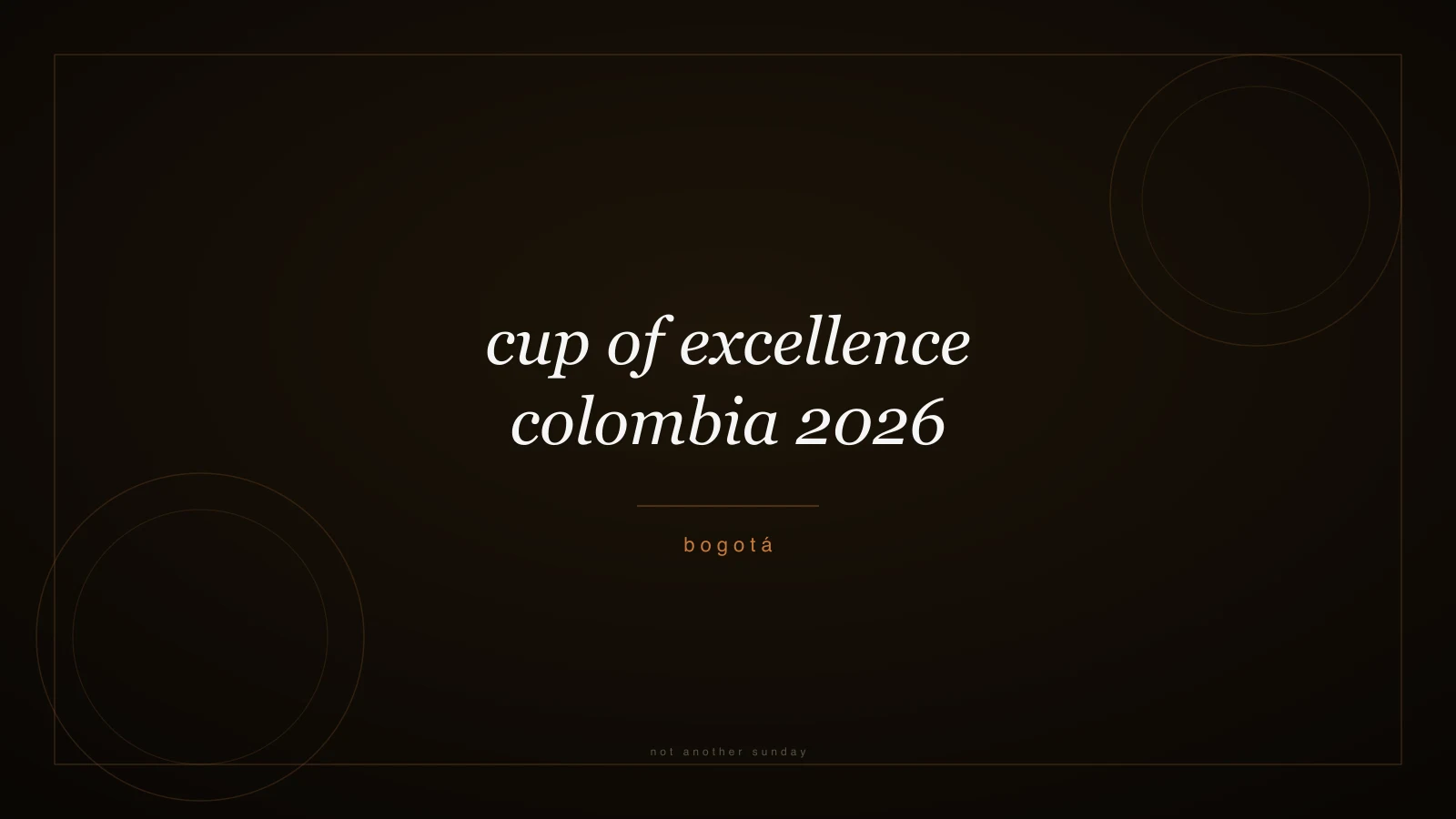 Cup of Excellence Colombia 2026