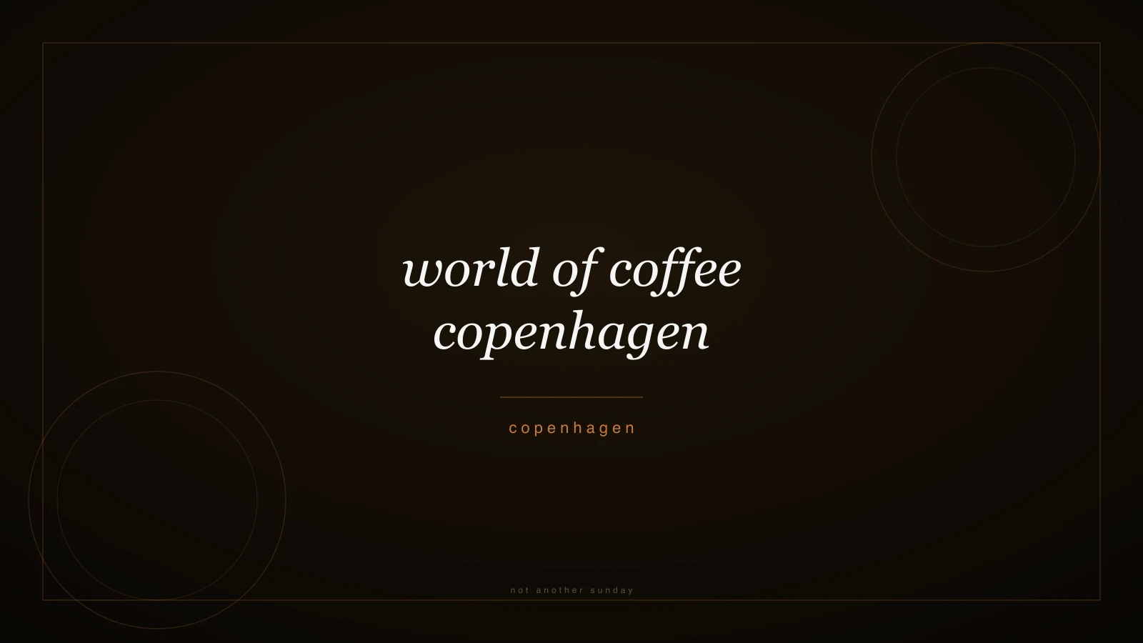 world of coffee copenhagen