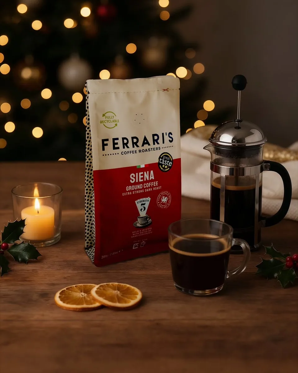 Ferrari's Coffee Ltd in Llanharry — specialty coffee roaster