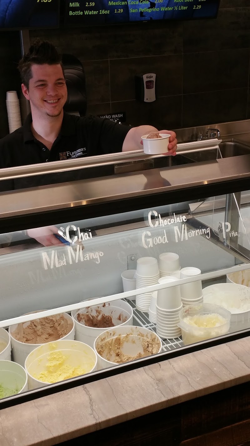 Fletcher's Ice Cream & Cafe in Minneapolis, specialty coffee cafe