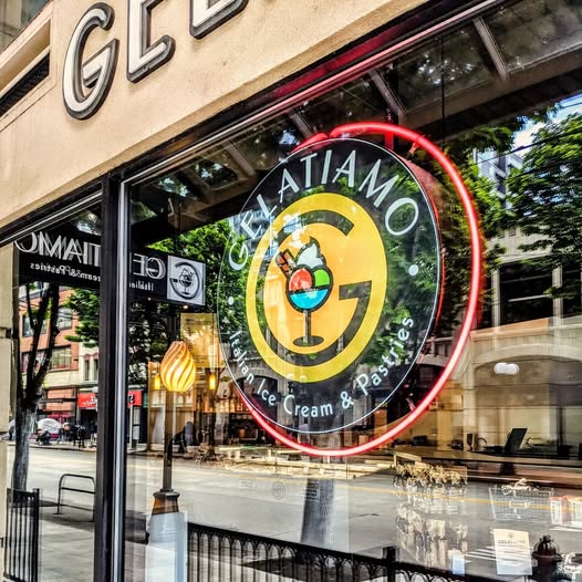 Gelatiamo in Seattle, specialty coffee cafe