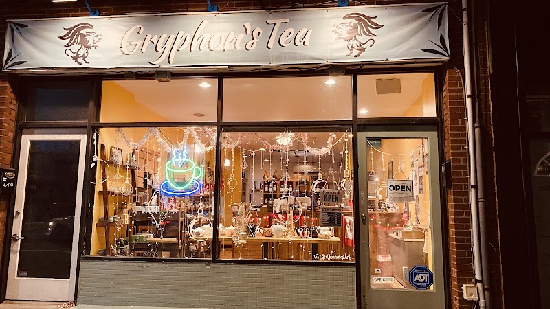 Gryphon's Tea in Pittsburgh, specialty coffee cafe