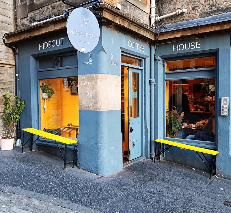 Hideout Cafe Old Town in Edinburgh, specialty coffee cafe