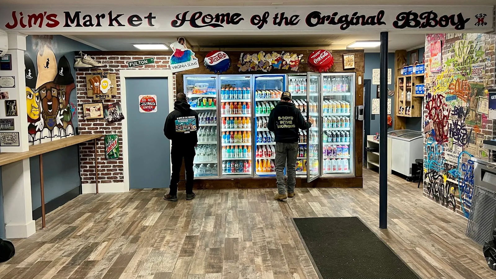 Jim's Market in Boston, specialty coffee cafe