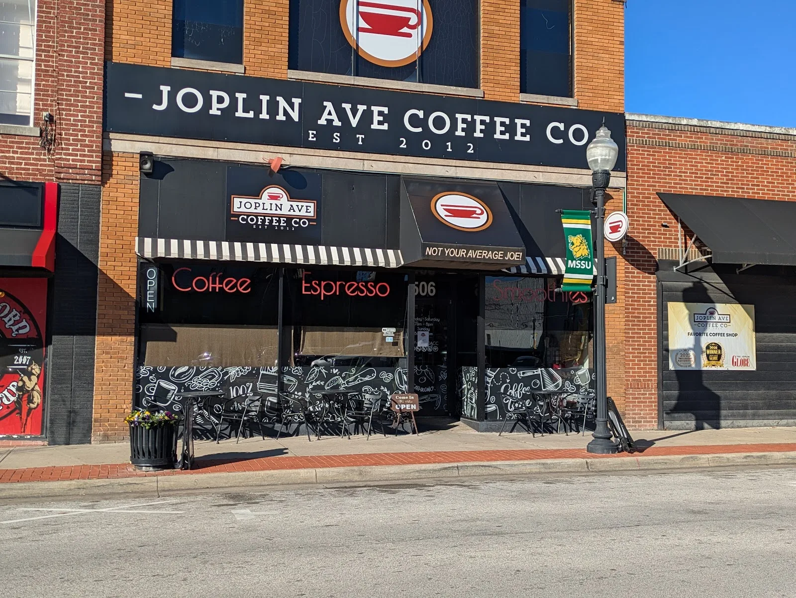 Joplin Avenue Coffee Company in Galena — specialty coffee cafe