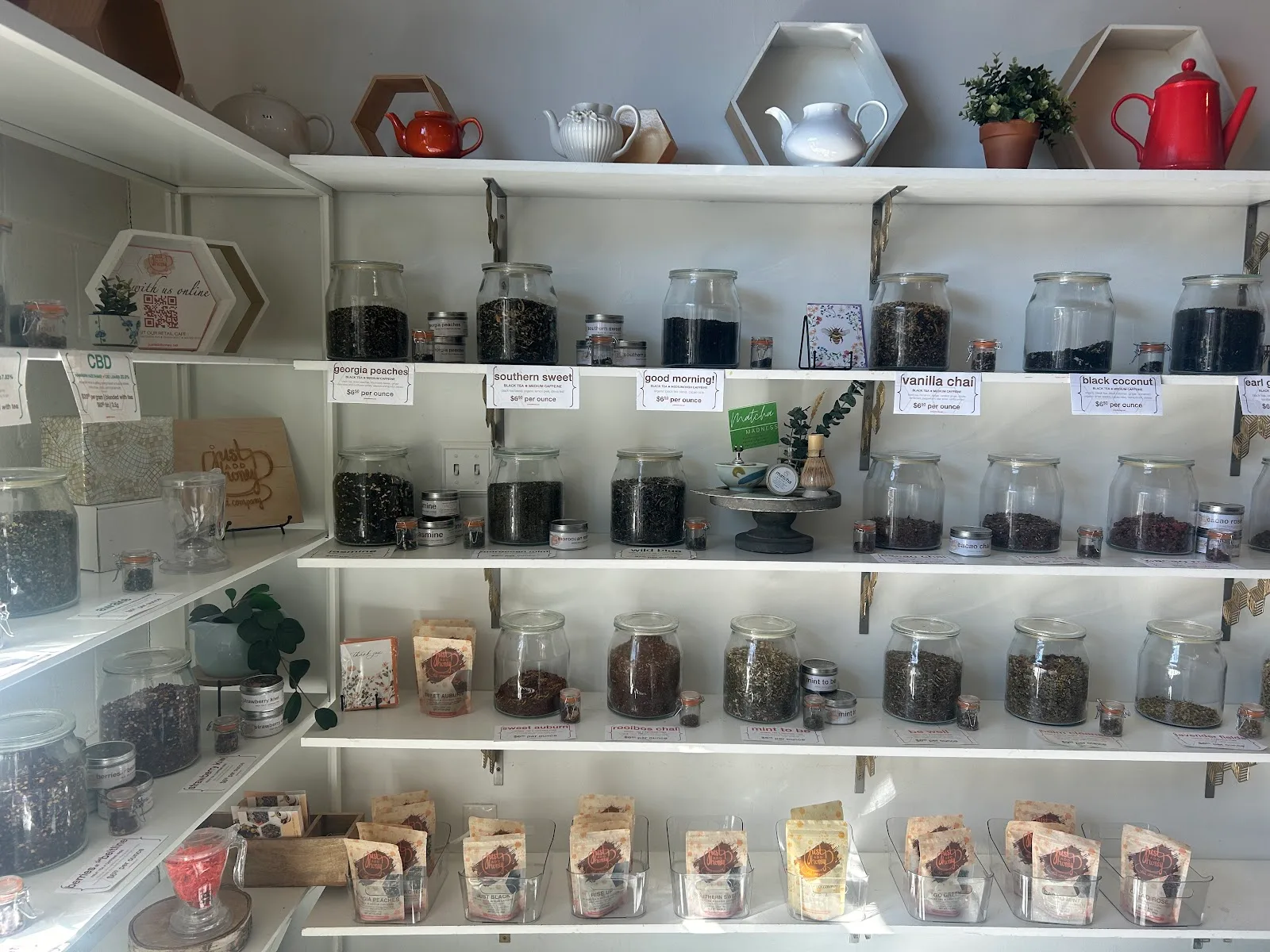 Just Add Honey Tea Company in Atlanta, specialty coffee cafe