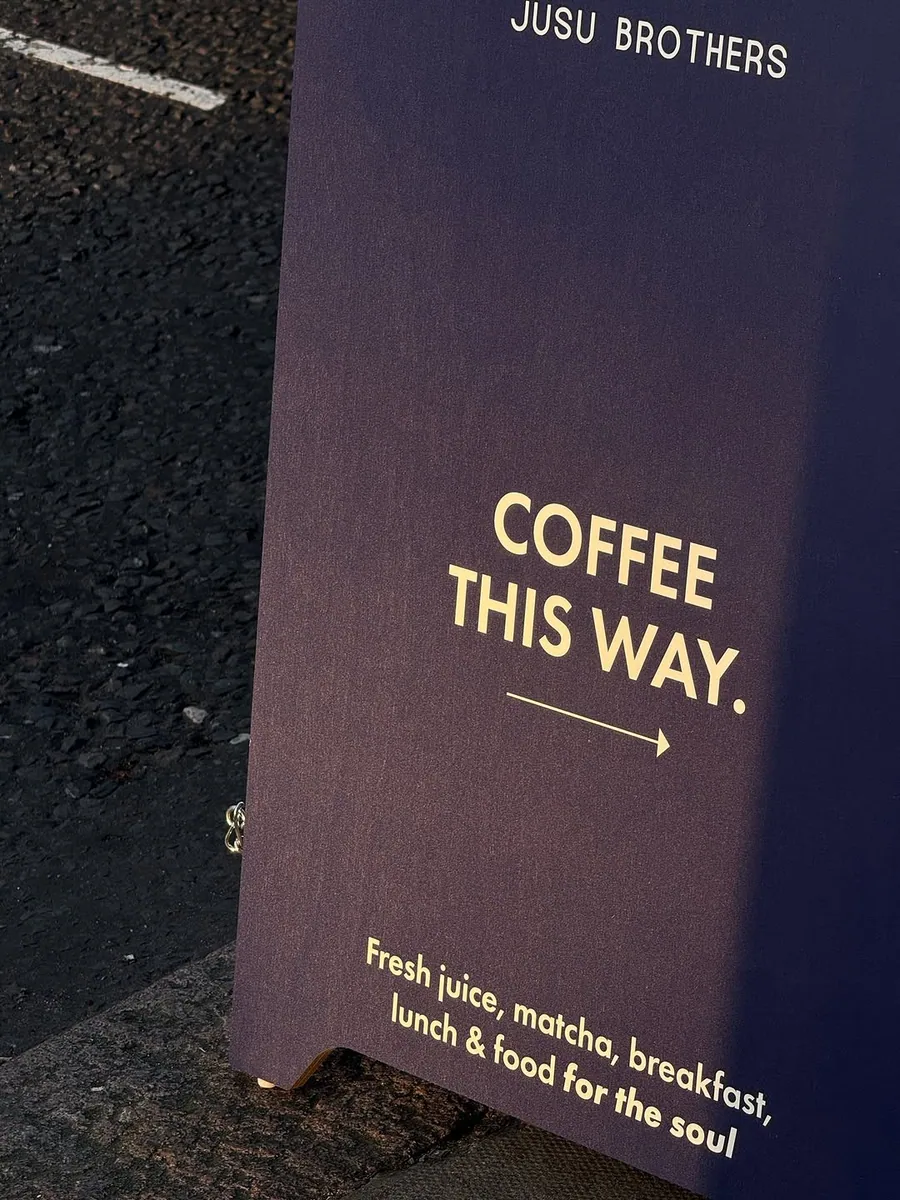 Jusu Brothers in London, specialty coffee cafe