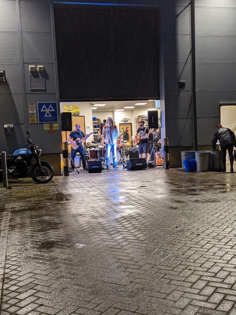 Krazy Horse (Empire House Motorcycle Showroom) in Bury St Edmunds — specialty coffee cafe