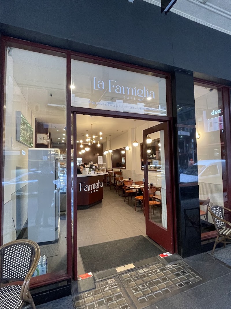 La Famiglia Cafe in Sydney — specialty coffee cafe