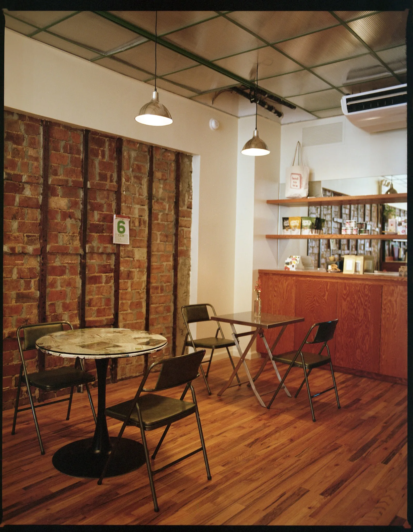 Land to Sea in New York City, specialty coffee cafe