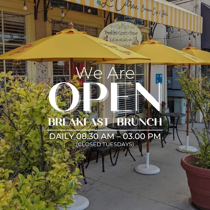 Le Citron European Cafe & Bistro in San Antonio, specialty coffee cafe