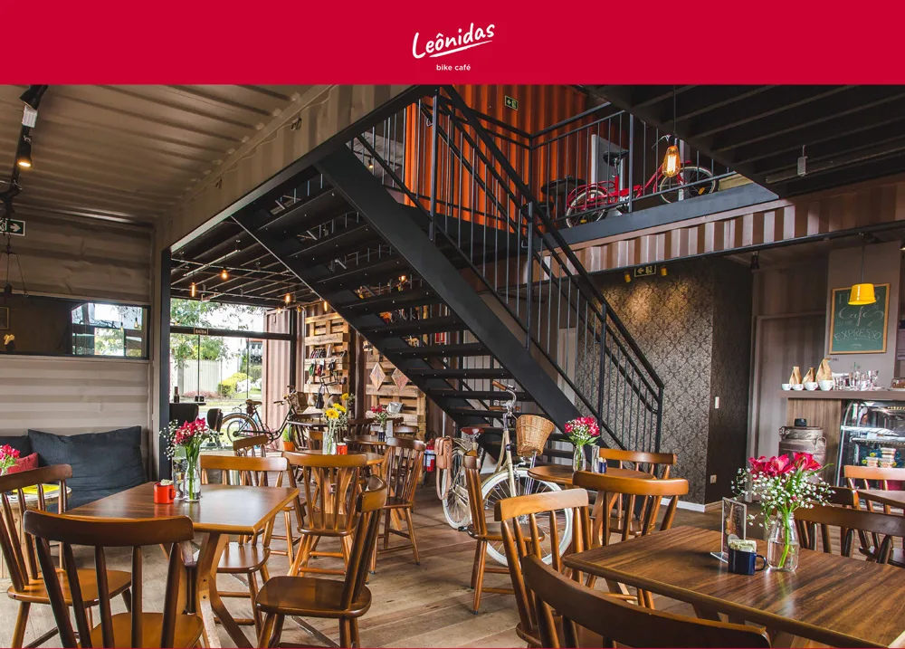 Leônidas Bike Café in Curitiba — specialty coffee cafe