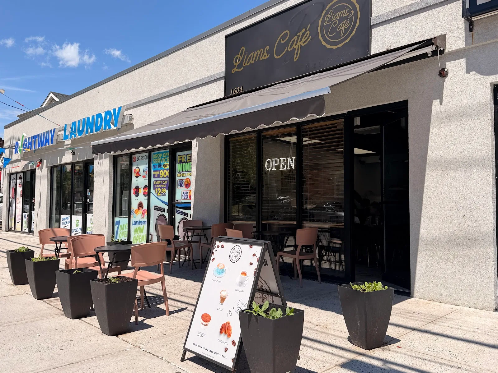 Liam’s Cafe in New York City, specialty coffee cafe