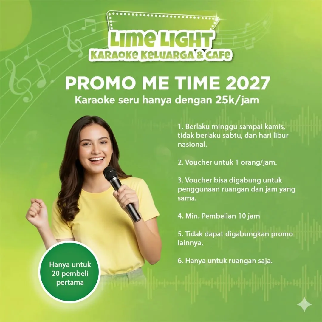 Lime Light Family Karaoke & Cafe - Karaoke Keluarga (via instagram)