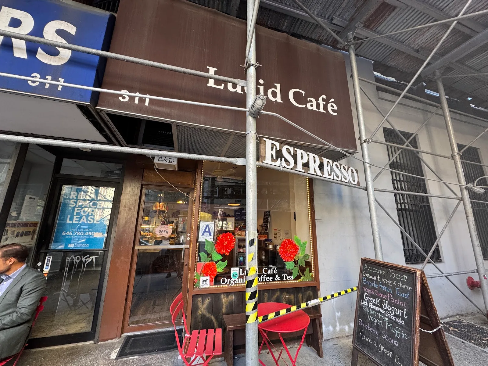 Lucid Cafe in New York City, specialty coffee cafe