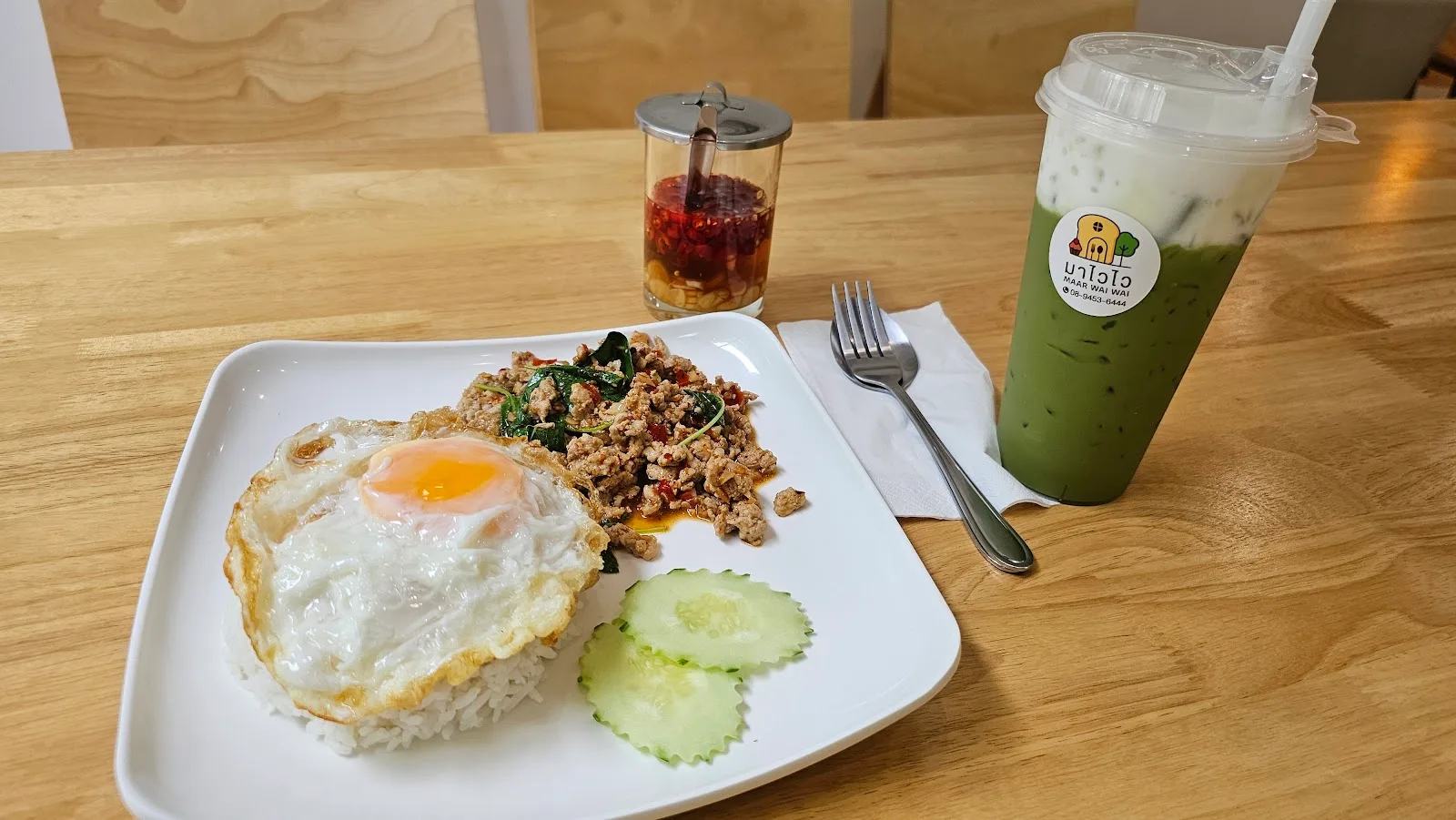 Maar wai wai Thai Food and Coffee Shop in Bangkok, specialty coffee cafe