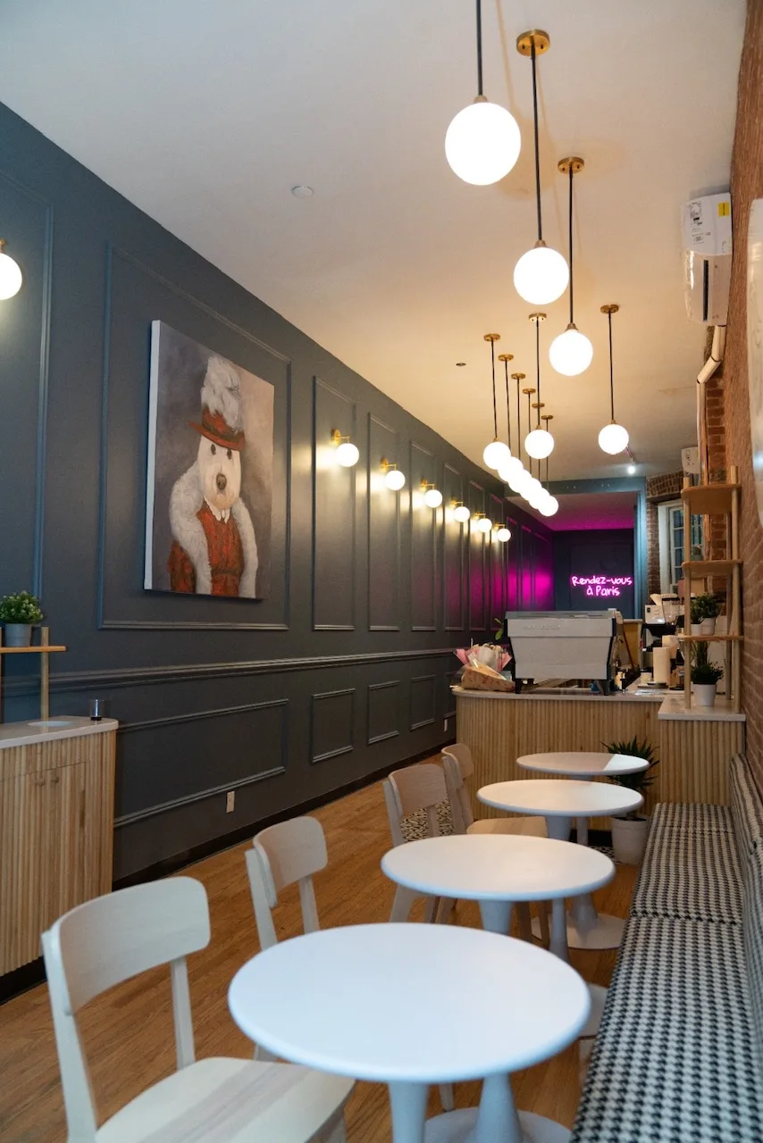 Madame Bonté Café in New York City, specialty coffee cafe