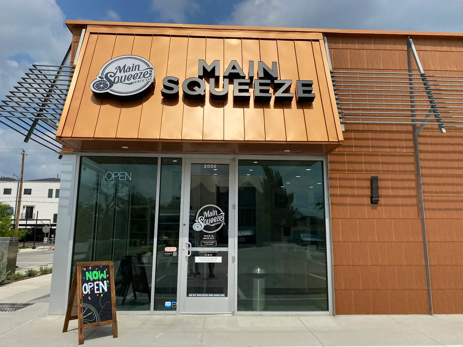 Main Squeeze Juice Co. in Houston, specialty coffee cafe