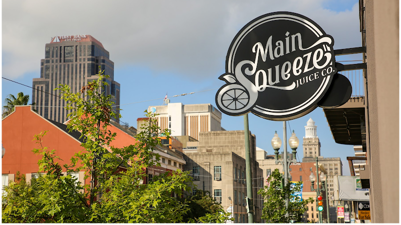 Main Squeeze Juice Co. in New Orleans, specialty coffee cafe