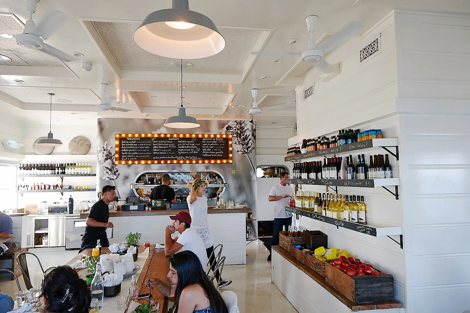 Malibu Farm Pier Cafe in Los Angeles, specialty coffee cafe