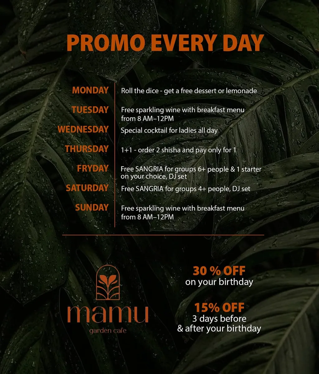 MAMU garden cafe & lounge (via instagram)