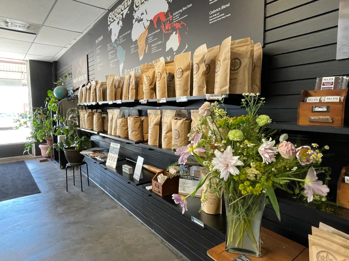 Maps Coffee & Chocolate in Lenexa — specialty coffee roaster