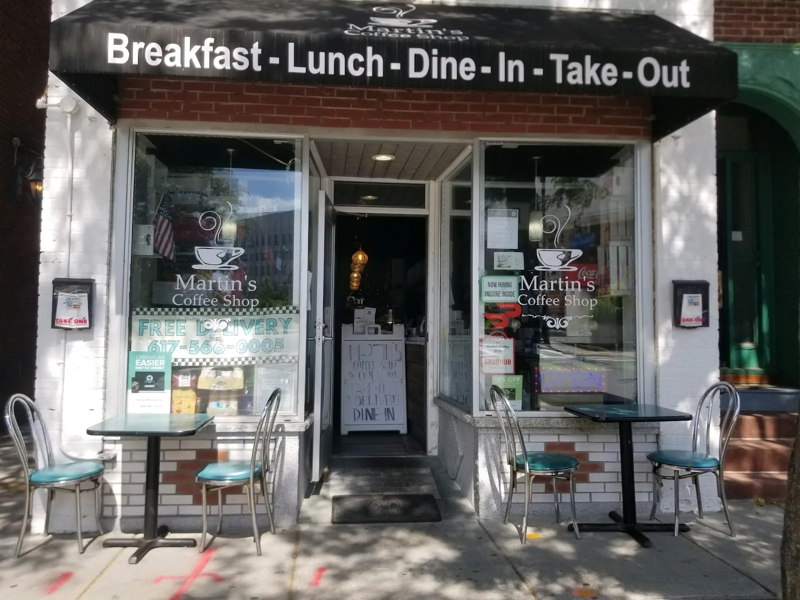 Martin's Coffee Shop in Boston, specialty coffee cafe