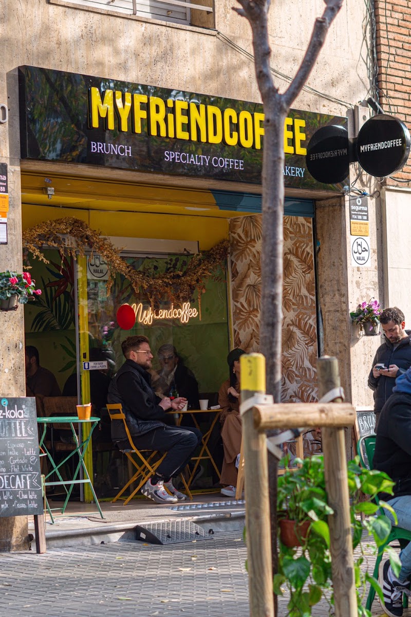 My Friend Coffee Brunch Halal in Barcelona, specialty coffee cafe