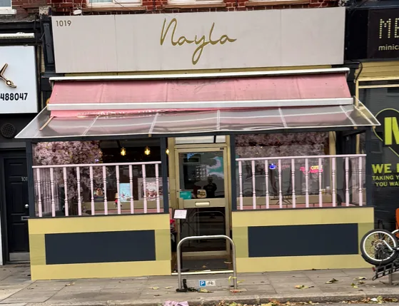 Nayla Cafe in London, specialty coffee cafe