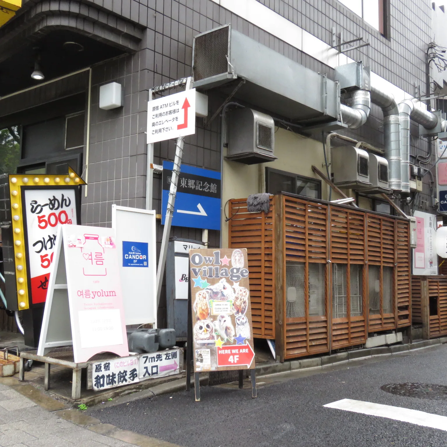 Owl Village Cafe Harajuku in Tokyo, specialty coffee cafe