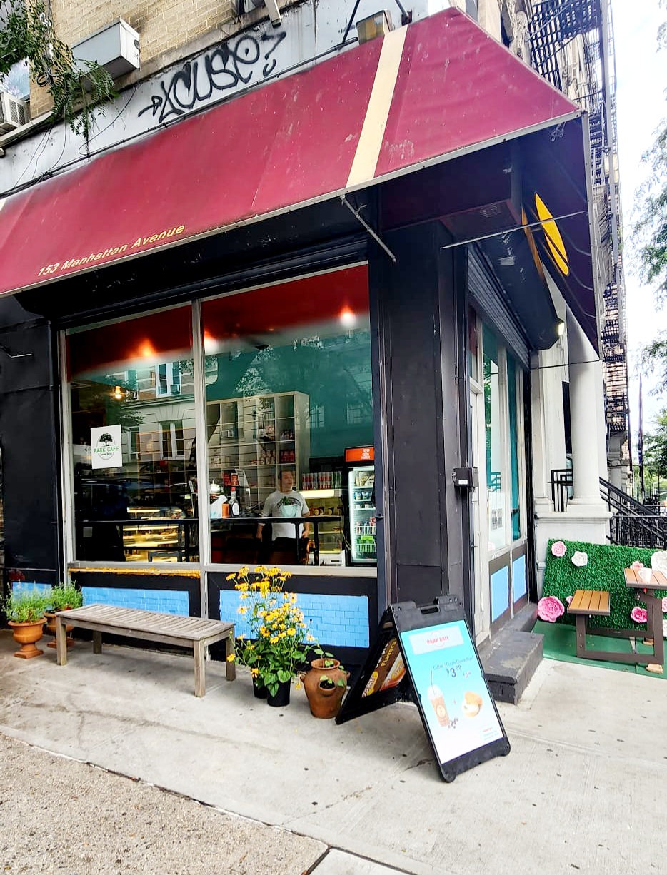 Park Cafe in New York City, specialty coffee cafe