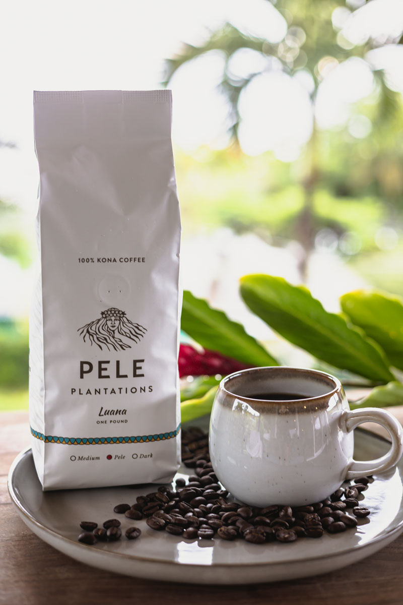 Pele Plantations: 100% Organic Kona Coffee