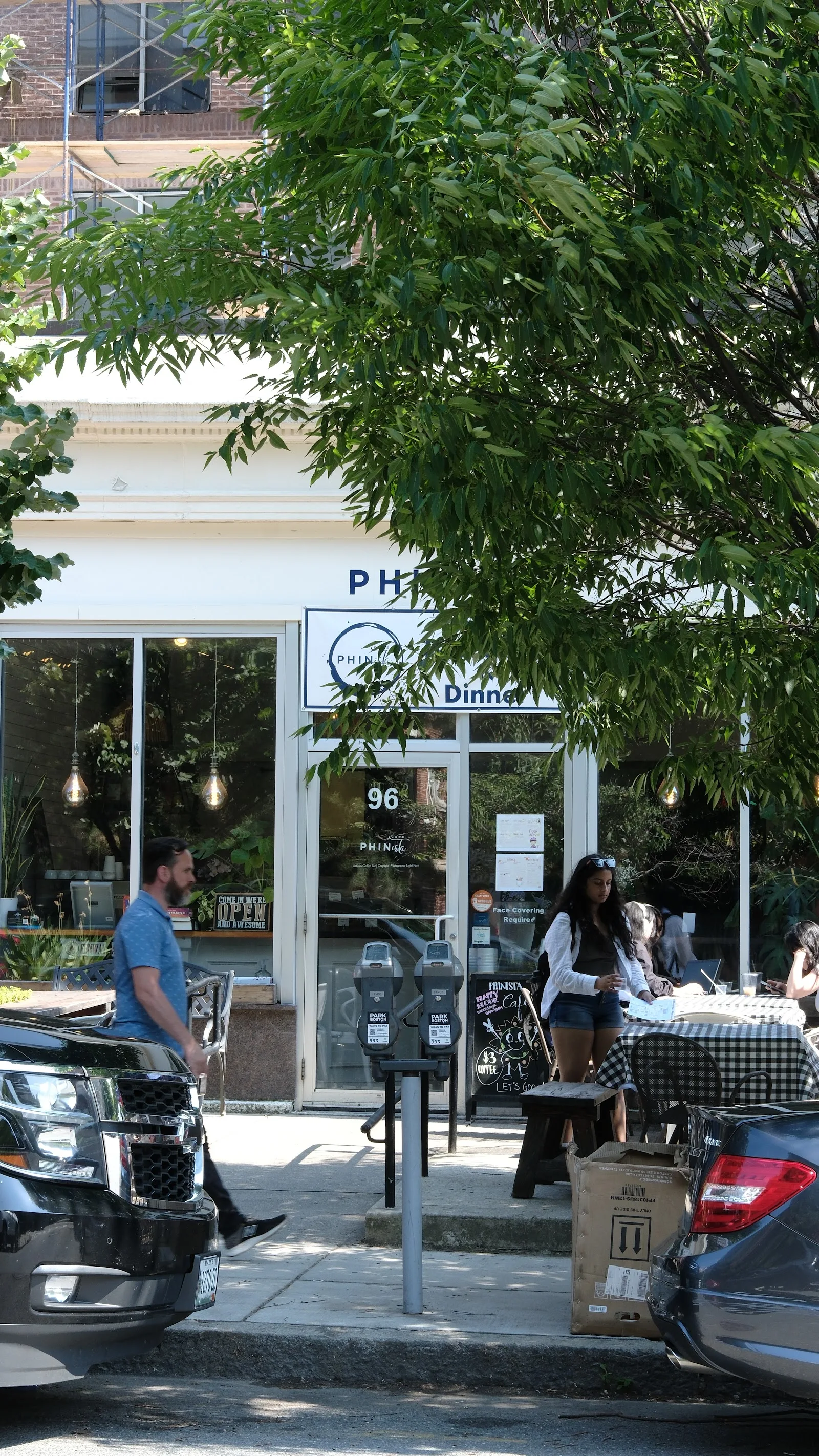 Phinista Cafe in Boston, specialty coffee cafe